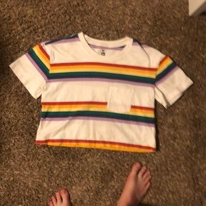 I am selling this adult small rainbow shirt